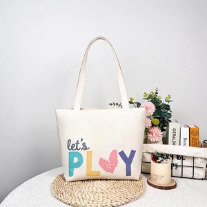 Borsa Tote in Tela Spessa Stampata Fronte-Retro di Medie Dimensioni LUMINOVA, Versatile con Cerniera, per Shopping e Uscite - Product Image 3
