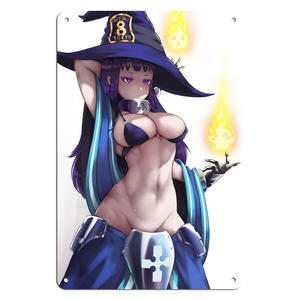 Anime Girls kızlar Metal tabelalar plak duvar dekorasyon Vintage posterler demir boyama adam mağara ev Cafe oyun odası kulübü Bar - Product Image 2