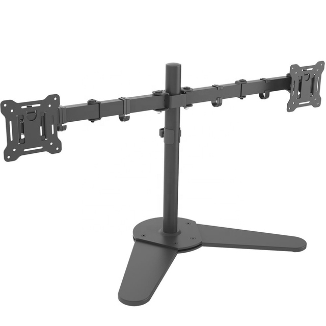 Universal Monitor Stand and Laptop Mount Dual Monitor Wall Mount Arm Support 27 Inch LCD Flat Screen