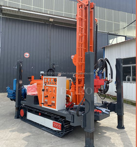 Plate-forme de forage automatique sur chenilles de haute qualité pour puits d'eau 180m-400m noyau de moteur de pompe d'équipement de forage automatique à vendre - Product Image 2