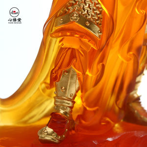 Artisanat en cristal de style rétro chinois, décorations <span class=keywords><strong>Feng</strong></span> <span class=keywords><strong>Shui</strong></span> symbolisant la richesse, sculpture bouddhiste en cristal pour la maison et le <span class=keywords><strong>bureau</strong></span> - Product Image 6
