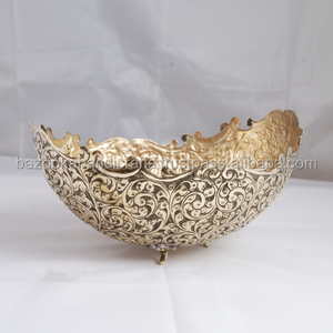 ชามผลไม้,ชามผลไม้โลหะ,ตกแต่งโต๊ะ,ชามผลไม้โบราณ - Product Image 1