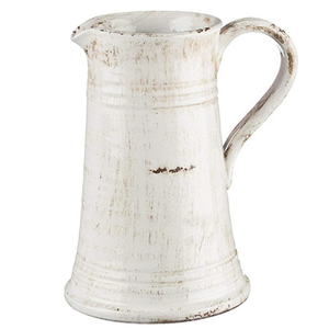 <span class=keywords><strong>Vase</strong></span> en céramique blanc, 5 pièces, 8x10 pouces, décoration de maison rustique - Product Image 1