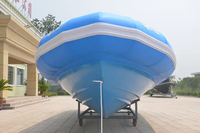 Bateau semi-rigide sportif haute vitesse certifié CE, 9,6 m (32 pi), coque en V profond de 12 m, en Hypalon PVC, coque en fibre de verre, modèle Diver 960 20