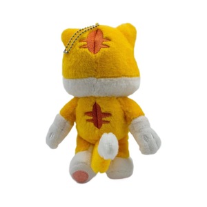 Porte-clés en peluche petit chat <span class=keywords><strong>Mario</strong></span> & Tanooki de 20 cm, hélice volante Marlio, poupée en peluche suspendue, jouet de personnage Super Marlio Power-Up - Product Image 6
