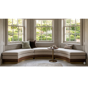 VIQ Modern Minimalist Corner <b>Bench</b> For Luxury Furniture Residential/Commercial Corner <b>Sofa</b> Set Of 4 pcs Living Room Furniture - Product Image 6