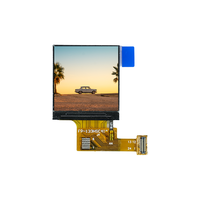 Layar LCD TFT JDW 1,33 Inci, Dapat Dikustomisasi, IC Penggerak ST7789, 240x240 SPI 4-Kabel RGB Warna Penuh IPS, Smart Watch, Kecerahan 300cd/m2