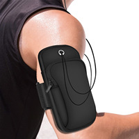 Sac de Bras pour Téléphone Portable de Sport en Néoprène Imperméable pour Course à Pied en Extérieur