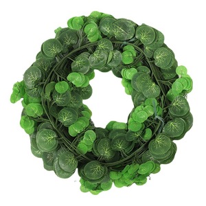 Guirlande de feuilles de vigne artificielles 200 cm en plastique, verdure pour décoration de plafond, Thanksgiving, écologique - Product Image 4