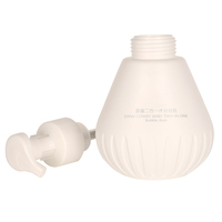 Bouteille de savon plate en plastique PP personnalisée 200ml/300ml/500ml pour douche de bébé, emballage de shampoing moussant avec pompe, capacité 250ml pour enfants