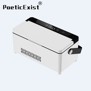PoeticExist Insulin Refrigerated Chair <strong>Cooler</strong> <strong>Box</strong> Handle Portable <strong>Rechargeable</strong> Car Home Dual-use Medicine Food Storage 48h Ice - Product Image 4