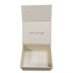 Caja de Regalo Magnética Plegable Pequeña Blanca con Tapa Abatible en Forma de Libro, Ecológica y de Lujo de HENGXING - Product Image 1