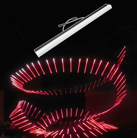 DC24V IP65 DMX512 RGB/RGBW LED Pixel Bar Light with PVC Construction for DJ Stage Nightclubs & Theme Park