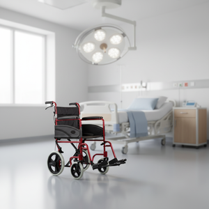 RAFU RF6001A手動車椅子フロント8 \ "リア12 \" PUタイヤ固定アームレスト取り外し可能レグスト折りたたみ可能バックレストダブルブレーキシート - Product Image 3