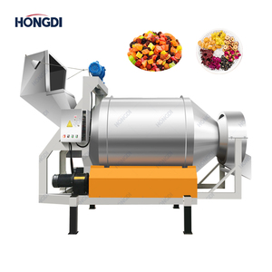 Mélangeur à tambour rotatif 304 avec moteur pour un mélange efficace de poudre de cacao, farine et produits chimiques, capacité 500L, puissance 2kW - Product Image 1