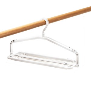 Extendable Clothes Hanger Telescopic Non Slip Gullwing Design For Towel Bed Sheet Drying Hook Type Installation - Product Image 5