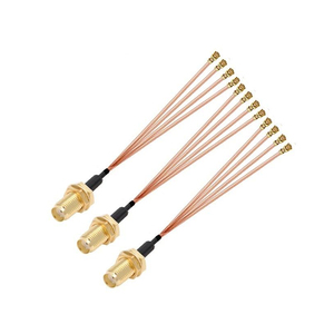 สายเคเบิล RG316 แบบหัวต่อ F Type ตัวผู้ แบบ Crimp ไปยังหัวต่อ TS9 ตัวผู้ สายโคแอกเชียล RG316 RG178 สาย PVC RG58 สำหรับอุปกรณ์ RF ความยาว 25 ซม. 10 ซม. 15 ซม. 50 โอห์ม M58 - Product Image 2