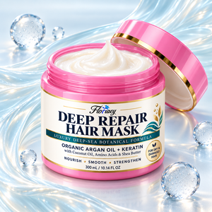 Crème réparatrice au collagène et à la kératine <span class=keywords><strong>de</strong></span> haute qualité, masque capillaire nourrissant et hydratant anti-frisottis pour cheveux rêches et crépus, utilisation en salon ou à domicile, OEM - Product Image 1