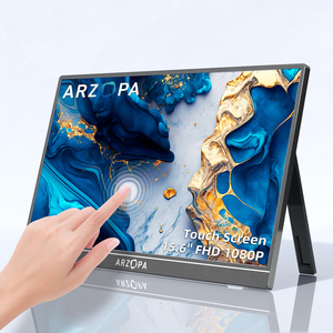 Monitor portátil táctil A1T <span class=keywords><strong>de</strong></span> 15,6 pulgadas, extensor <span class=keywords><strong>de</strong></span> pantalla móvil para juegos <span class=keywords><strong>de</strong></span> 1080P, para teléfono, Netbook, Monitor portátil - Product Image 1