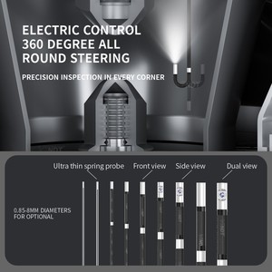 360 ° khớp nối NDT kiểm tra HD cao cấp công nghiệp borescope cho kiểm tra động cơ đo lường videocope kiểm tra máy ảnh - Product Image 3