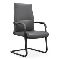 Mobilier de bureau mi-dos chaises de bureau de direction pivotantes pour personnel chaise de salle de conférence en cuir