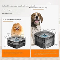 Fontaine à eau pour animaux de compagnie, chiens et chats, 9L grande capacité, prise multi-tension détachable pour chiens et chats