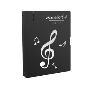 Có thể tháo rời trong suốt âm nhạc điểm tập tin thư mục không phản chiếu da rời lá Đàn Piano tấm âm nhạc chèn tài liệu loại hộp sách - Product Image 5