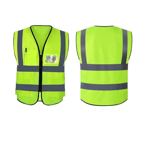 Manufacturer High Quality Engineer Warning Reflector Vest 120GSM Hi-Vis Safety Reflective Vest