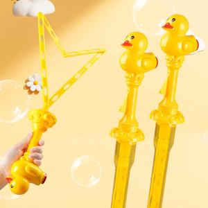 Zomer Kinderen Feest Kleurrijke Bubble Blower Stok Speelgoed, Groothandel Cartoon Plastic Lange Zeep Water Bubble Stick - Product Image 2