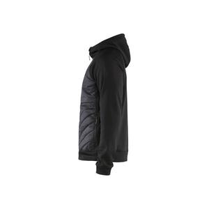 BLAKLADER - 346325269998L Pull hybride Noir/Gris foncé-EAN 7330509713464 WORK HOODIES - Product Image 5