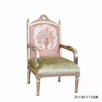 Français Romantique De Luxe En Bois Massif Sculpté Simple Trois Places Canapé Chaise Européenne Antique Villa Haut De Gamme Salon