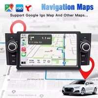 Radio de Coche con Pantalla de 7 Pulgadas para Fiat Grande Punto Linea 2007-2012, Sistema de Navegación GPS, Reproductor Multimedia de Video, Carplay, Android Auto