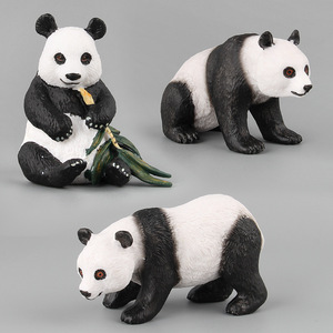 Juego de Figuras de Animales Salvajes, Modelo de <span class=keywords><strong>Panda</strong></span> Gigante en Peligro de Extinción, Juego de 7 Piezas, Figuras de Acción Educativas para Niños - Product Image 5