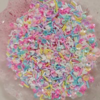 1 kg de mini-embellissements en argile souple pour loisirs créatifs, garnitures pour slime, décorations pour scrapbooking et coques de téléphone, personnalisables