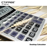 Calculatrices LCD de base CT-93914D en plastique, fonction standard, calculatrice, calculadora, personnalisée, finance, bureau, fantaisie, bureau