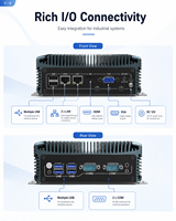 Mini PC Compacto con CPU I3-8130U/I5-8250U/I7-8550U, LAN, USB, COM, HD, VGA, SSD Opcional, Windows/Linux para Control de Puerta de Enlace