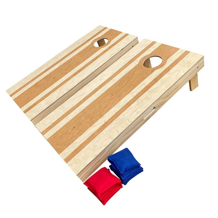 Hot Selling Solid Wood 2x4 Bean Bag Toss Game Board Set Home Use Cornhole Board For Sports & Entertainment Game Room
