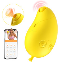 Mango Vibrator Zuigvibrator, 2-in-1 APP-besturing met 9 pulsatie- en zuigmodi, tepel-, anaal- en clitorisstimulator, clitoriszuiger