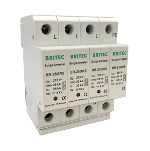 BR-25GS 1 + 1 loại 1 AC 25kA sét bảo vệ thiết bị điện tử tăng đàn áp và tia lửa khoảng cách bảo vệ - Product Image 2