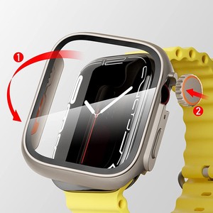 LeYi Nouvelle conception Coque de protection fine pour Apple Watch 6 7 41mm 44mm 45mm, compatible avec le passage à la version 8 Ultra 49mm - Product Image 4