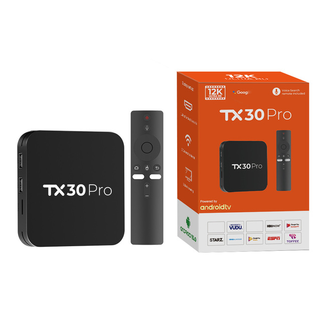 WF TVbox Factory NEW Design Smart Tv Box TX30 PRO Android 15 Quad Core 4k Set Top Box for Bengalese Market