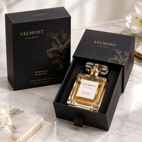 Boîte à parfum portable, écologique et recyclable avec insert en éponge de précision pour le rangement de parfums de voyage et la présentation de cadeaux