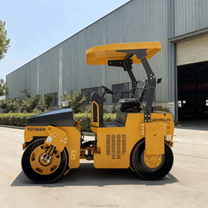 Rouleau compresseur vibrant hydraulique de 3 tonnes pour l'asphalte et le compactage du sol - Product Image 5