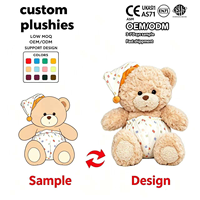 Ours en peluche géant doux pour enfants, rembourré en coton PP, anti-stress