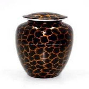 Urnas para adultos de estilo europeo, urnas para adultos de Metal de aluminio grabadas a mano, suministros funerarios - Product Image 2