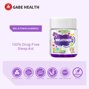 Gummies de mélatonine sans sucre saveur raisin pour enfants – Complément alimentaire végétalien apaisant pour les enfants agités et qui se réveillent trop tôt - Product Image 4