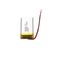 Batterie au lithium polymère rechargeable 552035 3.7v 350mAh Petite batterie au lithium Lipo pour montre intelligente