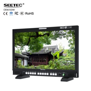 Monitor de Transmisión SEETEC S24 de 23.8 Pulgadas 4K/8K HDR, 1000nit, 4x12G-SDI y HDMI, <span class=keywords><strong>para</strong></span> Sala de Control de Estudio y Producción de Vehículos de Producción - Product Image 1