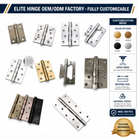 Charnières de porte et de fenêtre ODM, robustes, en acier inoxydable, charnières à bout de 5 pouces pour portes d'entrée résidentielles et fenêtres de maison
