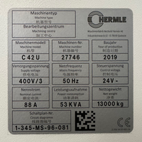 Pusat Pemesinan 5-Axis Linkage Hermle C42U Jerman dengan Akurasi Tinggi untuk Pemrosesan Cetakan Medis dan Optik Ultra-presisi
